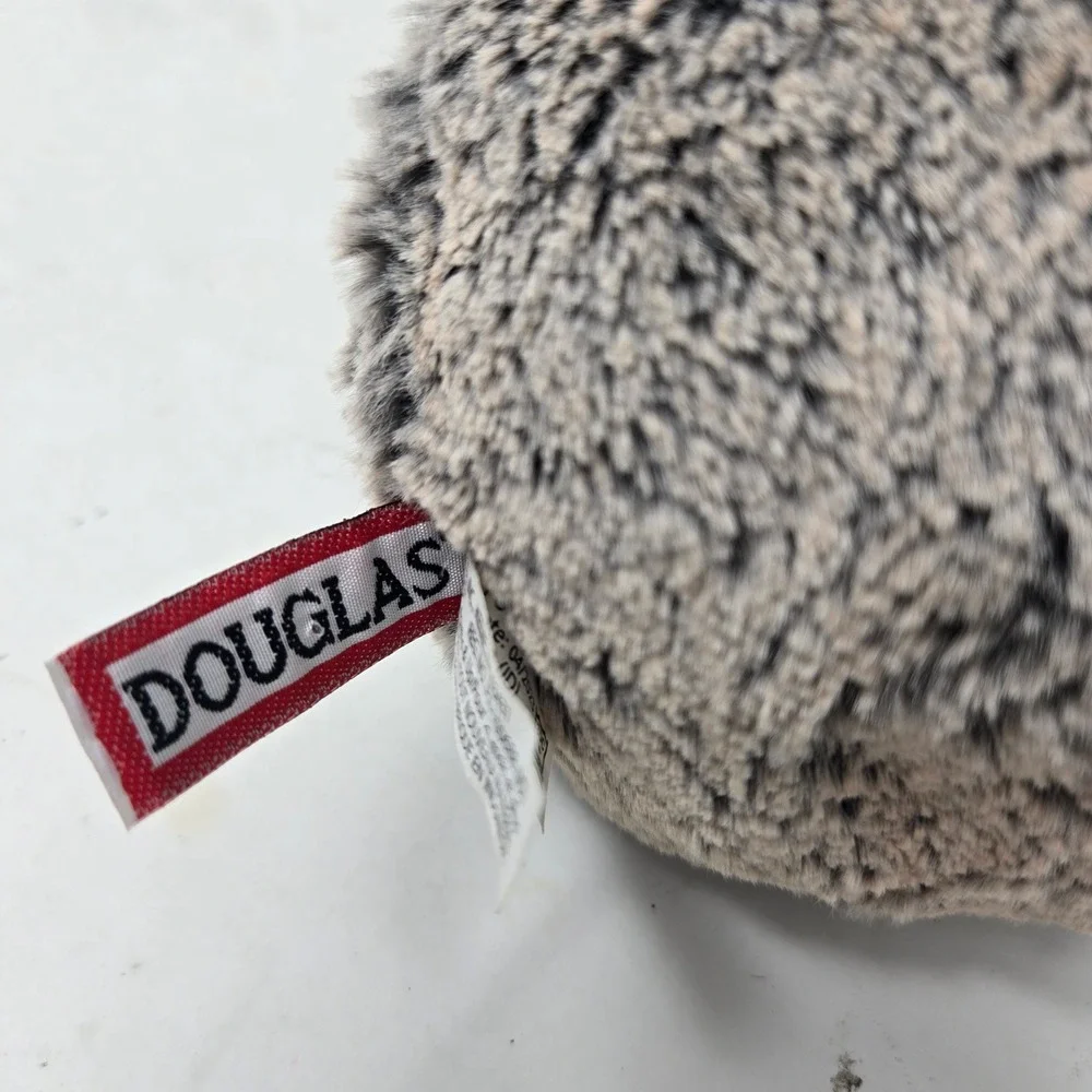 Douglas Spunky Hedgehog Plush Stuffed Animal Salt and Pepper Gray Tan‎ 4101